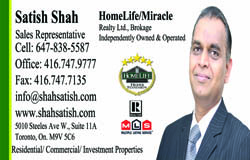 Satish Shah -Real Estate Sales Rep.